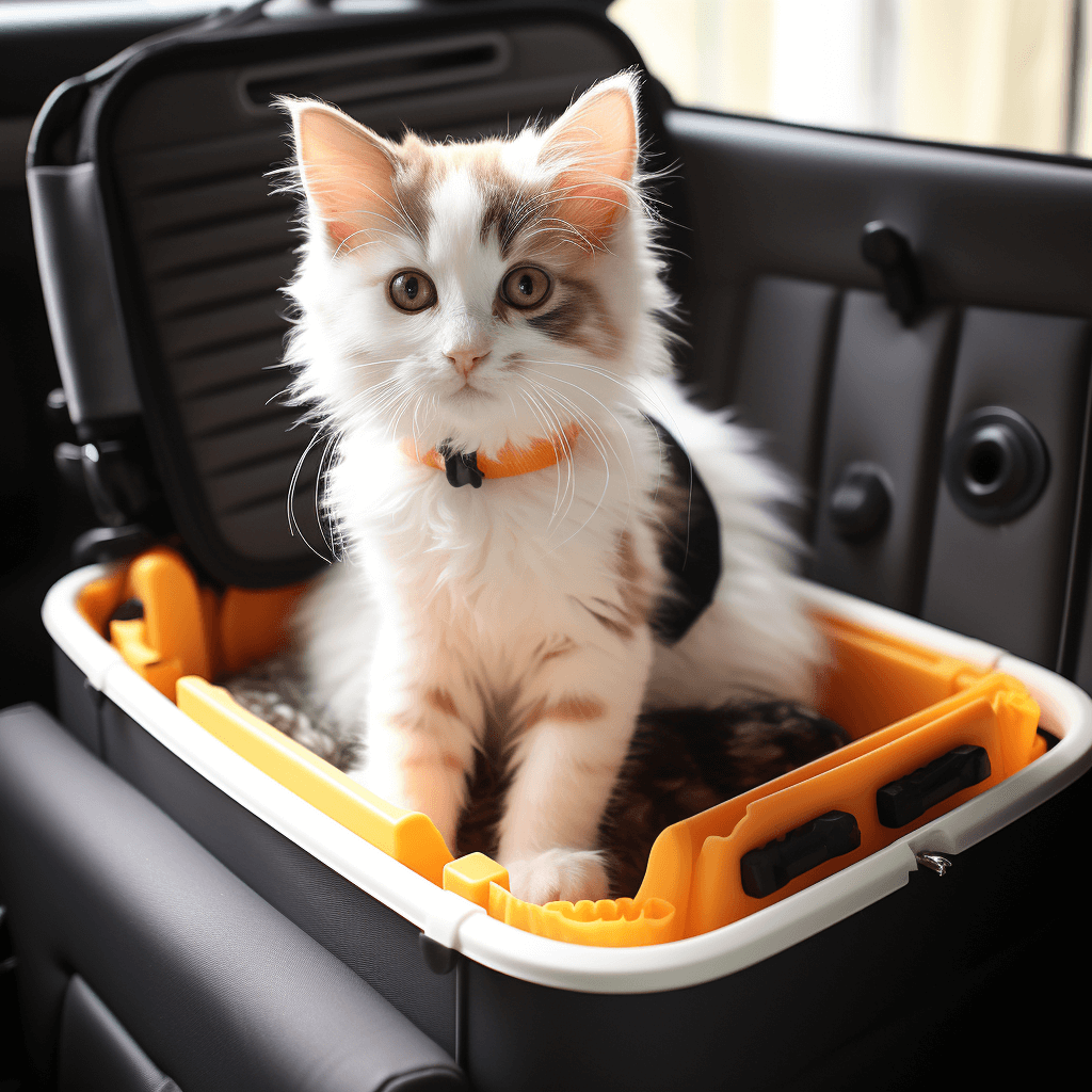 litiere portable chat transport