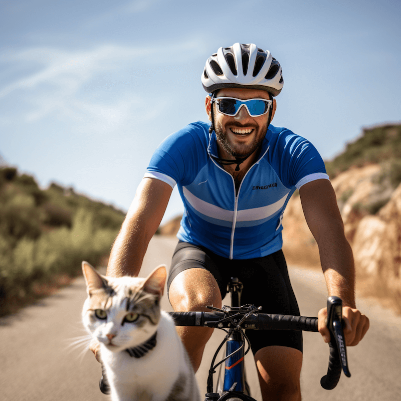 faire velo avec chat